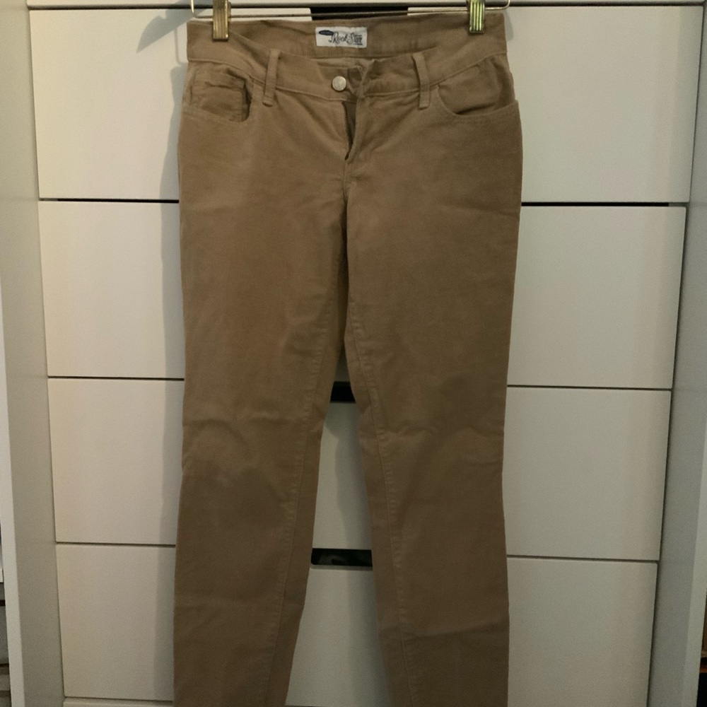 👖Old Navy Corduroy Khaki jeans Sz 4️⃣